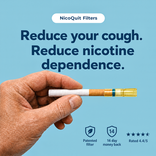 NicoQuit® – Reduce your cough. Reduce nicotine dependence. | Filters Tar & Nicotine | 20 Pieces