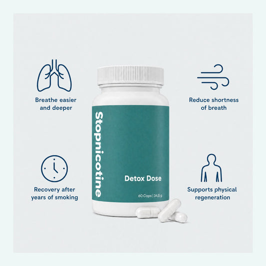Stopnicotine Lungs – Support Lung Detox During Smoking Cessation | 60 Capsules