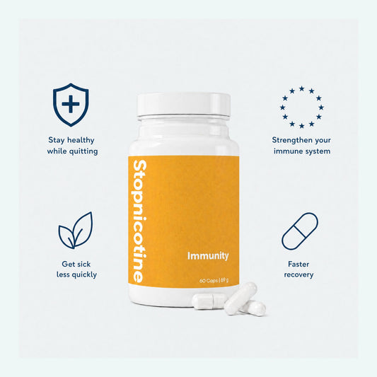 Stopnicotine Immunity – Help Strengthen Your Body While You Quit Smoking | 60 Capsules