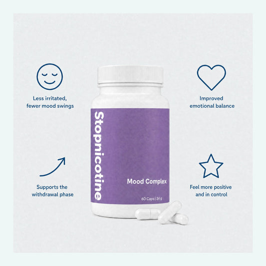 Stopnicotine Mood – Reduce Mood Swings When Stopping Smoking | 60 Capsules
