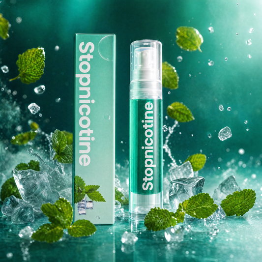 StopNicotine Smile - Fresh breath seconds after smoking | Mint | 10ml & 150+ Sprays
